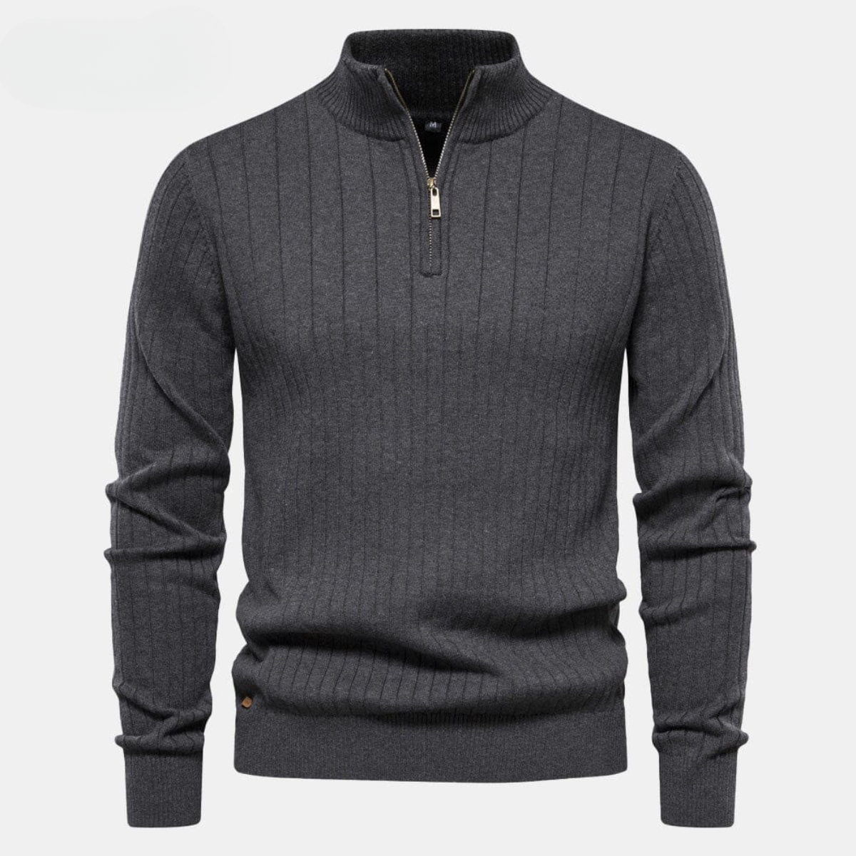 Herren Zip-Up Strickpullover (Ausverkauf)